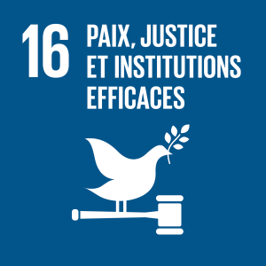 16. Paix, justice et institutions efficaces